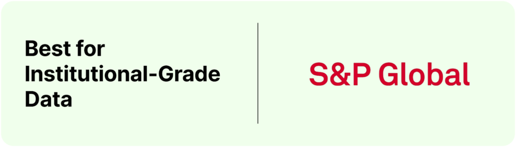 FactSet alternatives