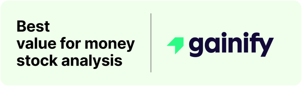 Best value for money stock analysis - Gainify