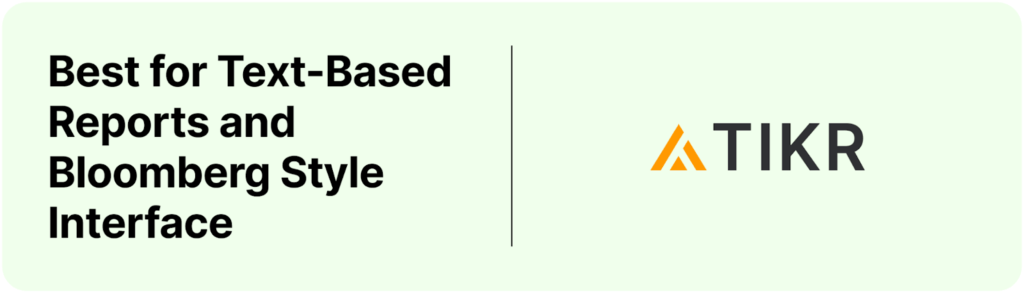 Capital IQ alternatives