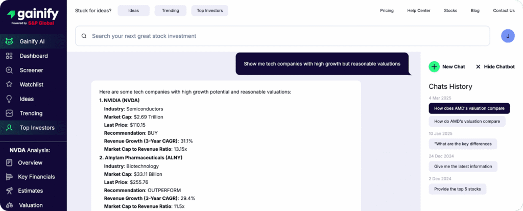 Gainify.io - The Breakthrough Platform Democratizing Wall Street Data