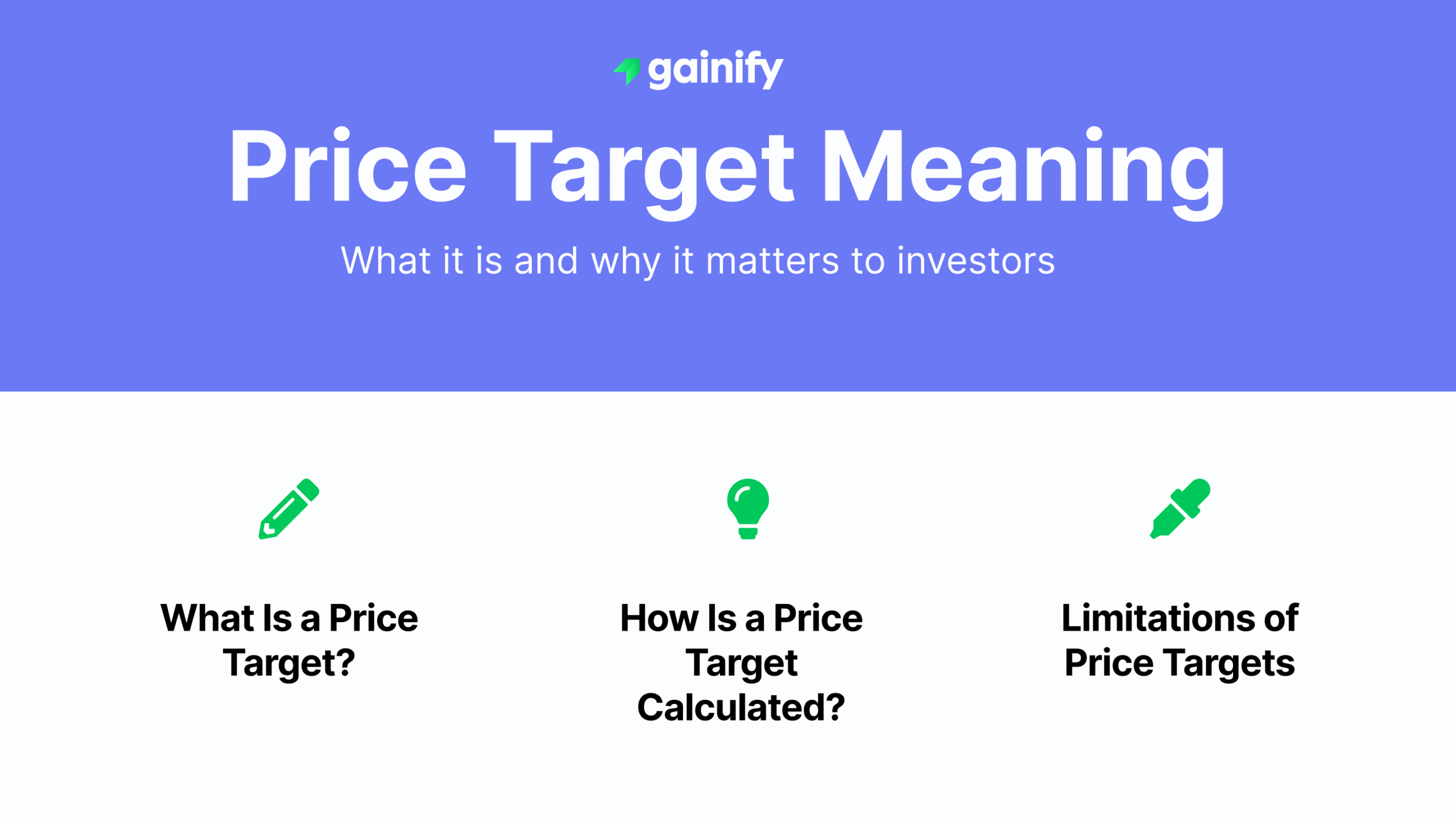 Price Target Meaning: What It Is and Why It Matters to Investors