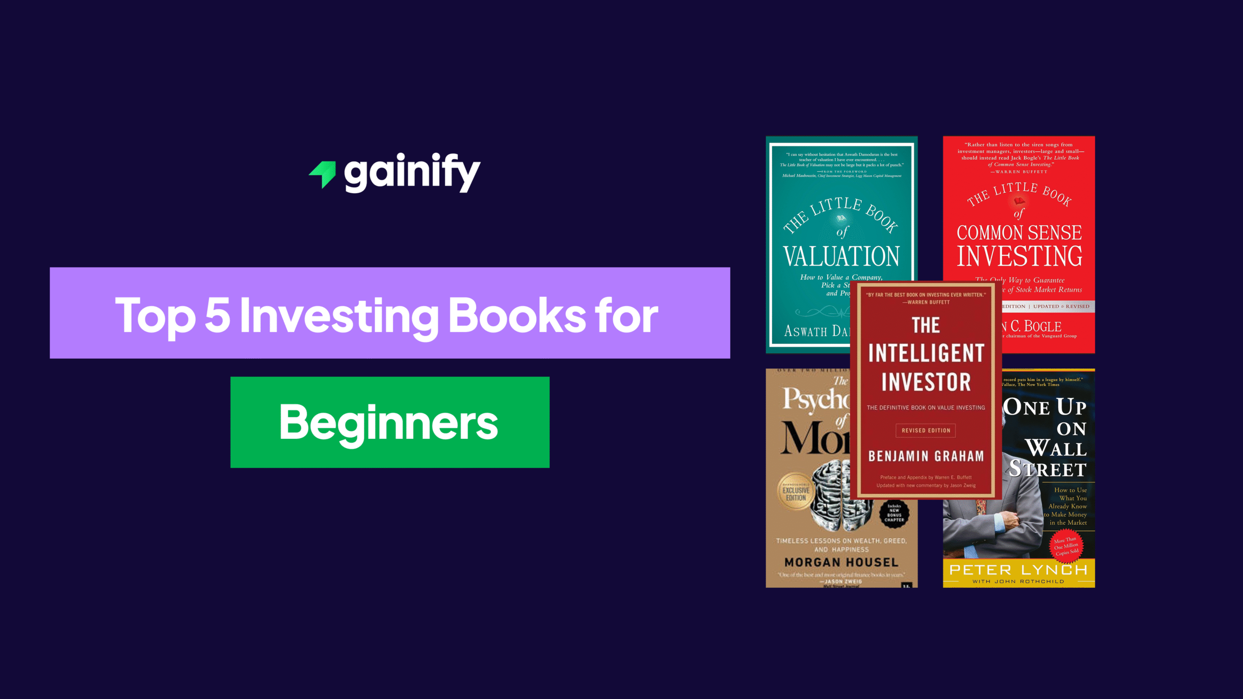 investing books for beginners