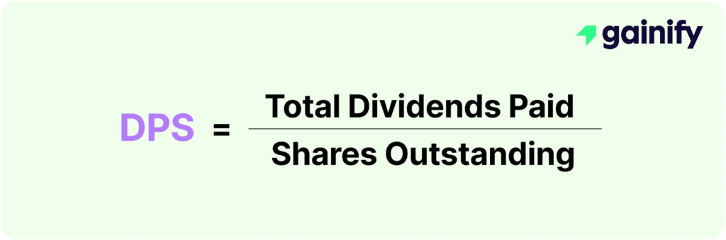 How to Calculate Dividends DPS Formula