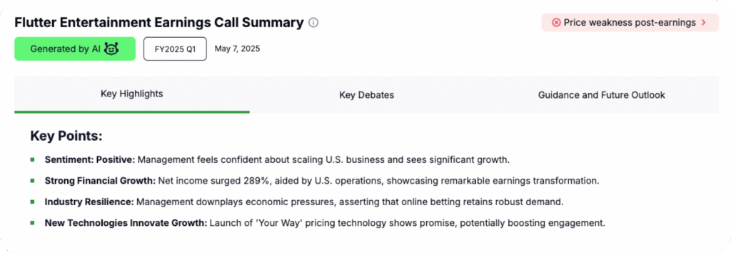 Gainify Professional Earnings Tracking Call Summary