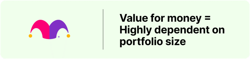 Motley Fool's Stock Advisor at $199/year is competitively priced. But their premium tiers reach $13,999/year (Fool One) – truly out of reach for most retail investors