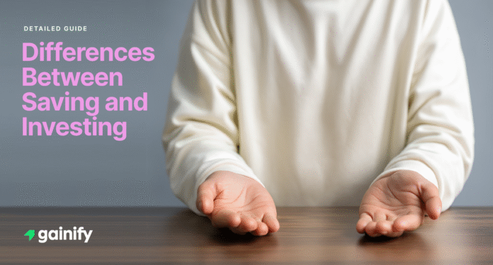 What Are the Main Differences Between Saving and Investing