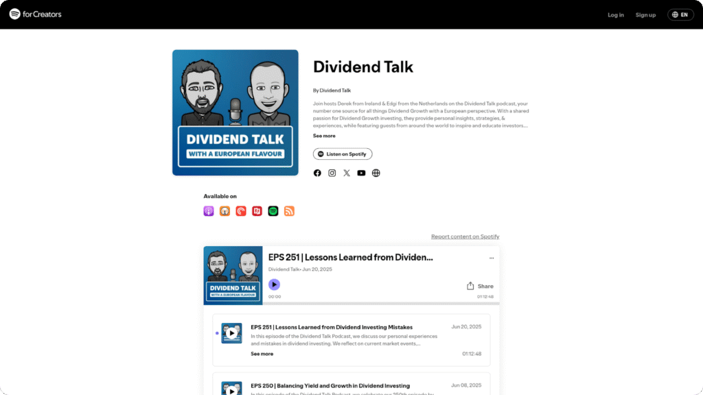 best investing podcasts - Dividend Talk