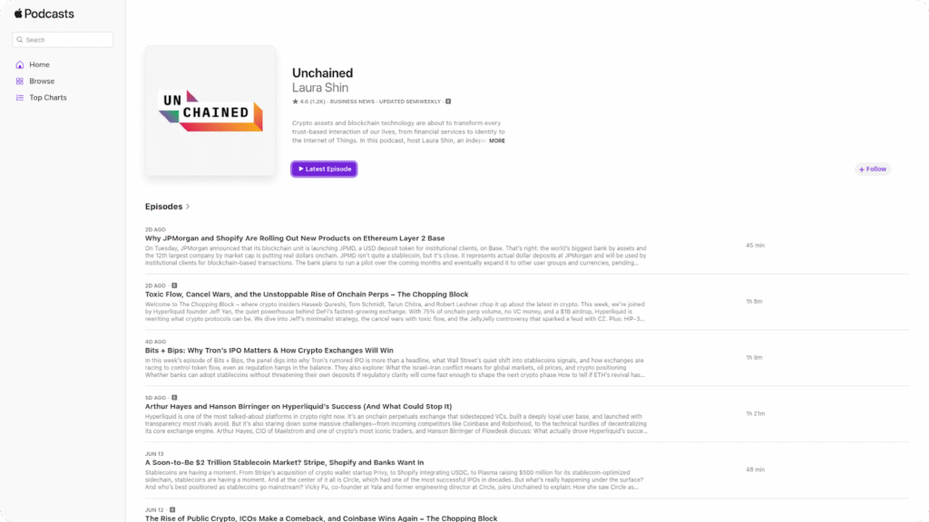 best investing podcasts - Unchained