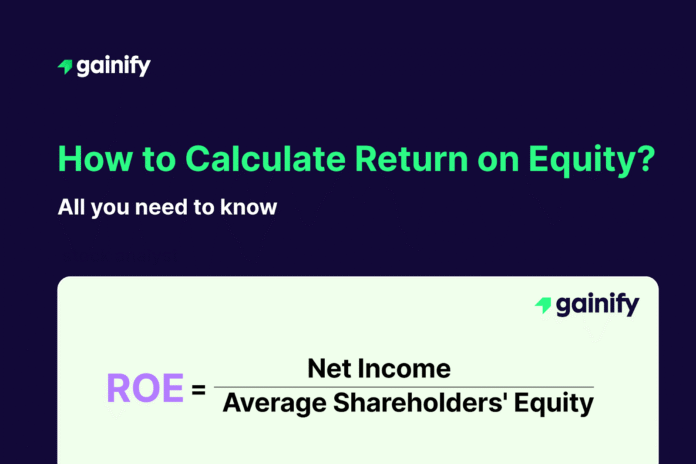 How to calculate return on equity