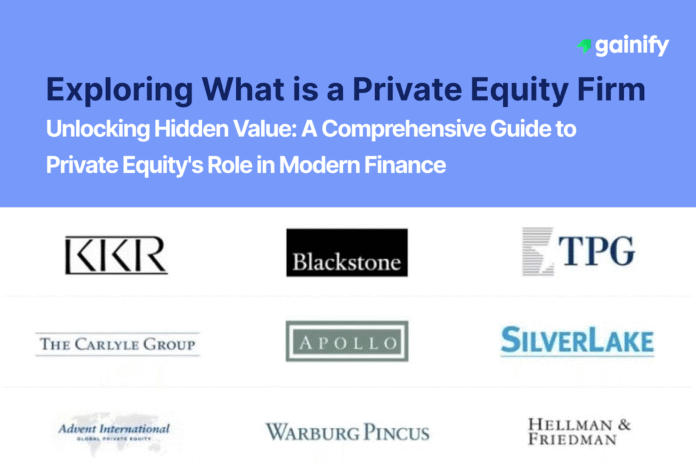 What is a private equity firm