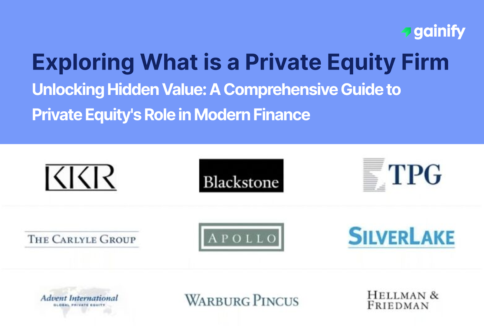 What is a private equity firm