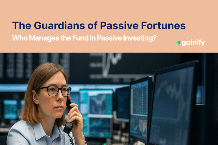 who manages the fund in passive investing