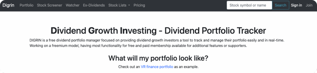 Best Dividend Tracker - Gainify.io - Digrin