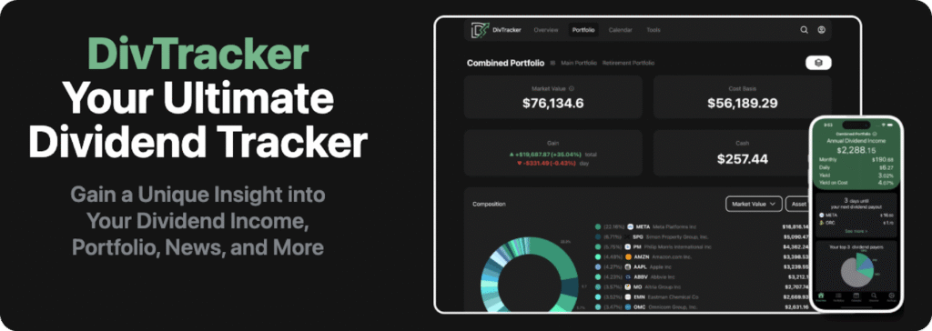 Best Dividend Tracker - Gainify.io - DivTracker