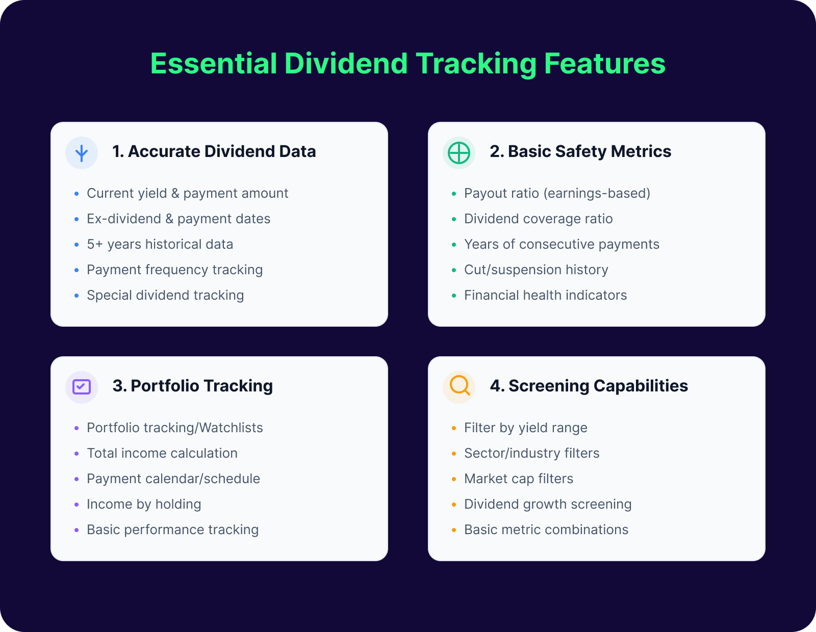 Best Dividend Tracker - Gainify.io - Other Ways You Can Research and Track Dividends