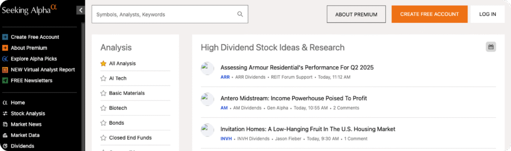 Best Dividend Tracker - Gainify.io - Seeking Alpha
