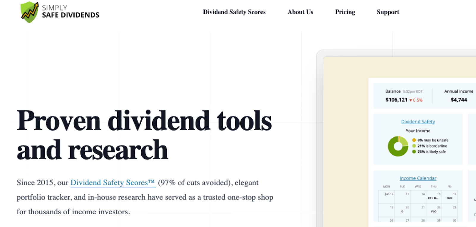 Best Dividend Tracker - Gainify.io - Simply Safe Dividends