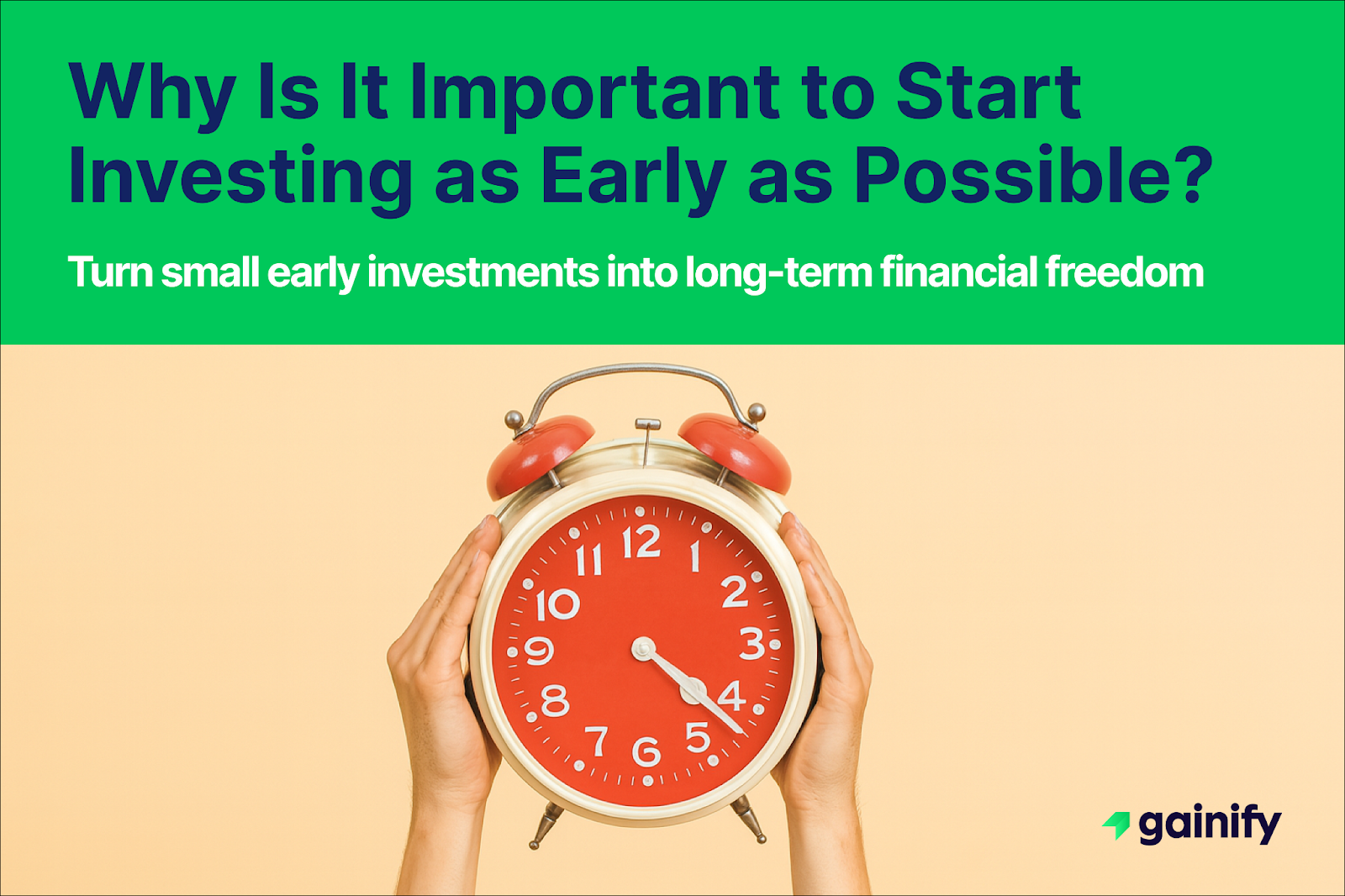 Why Is It Important to Start Investing as Early as Possible