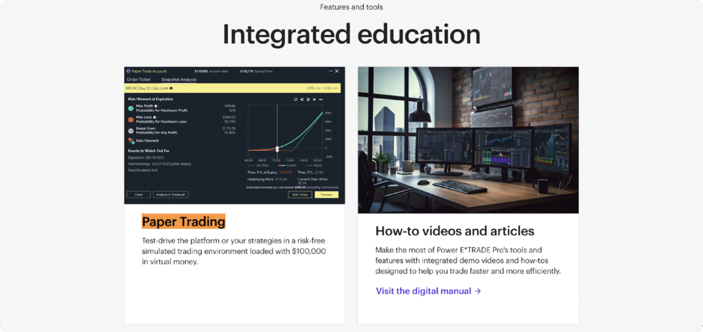 best paper trading apps - E*TRADE