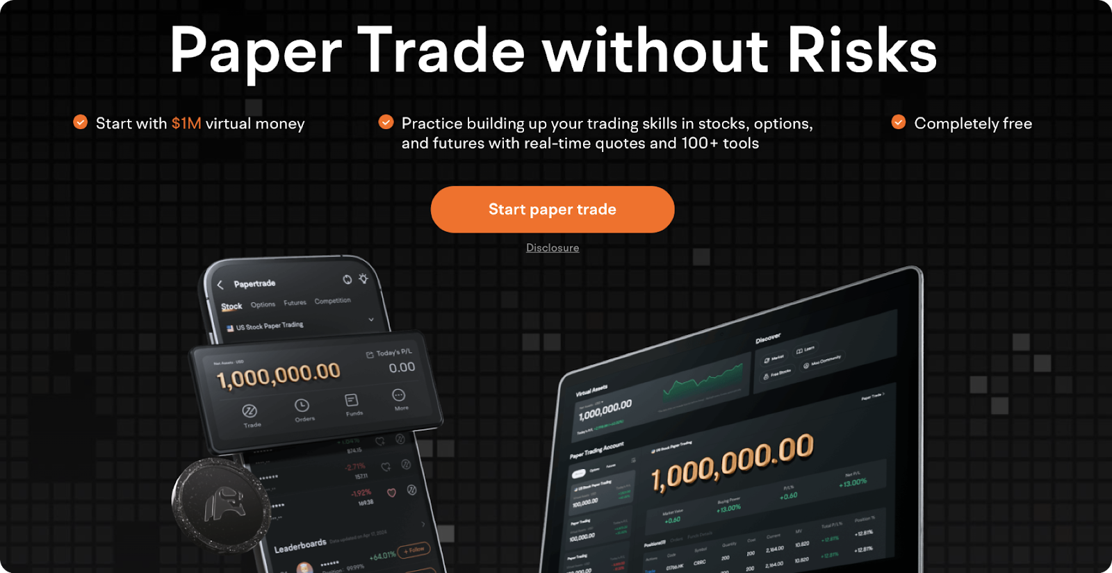 best paper trading apps - Moomoo