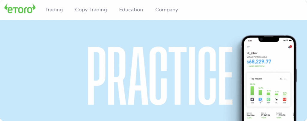best paper trading apps - eToro