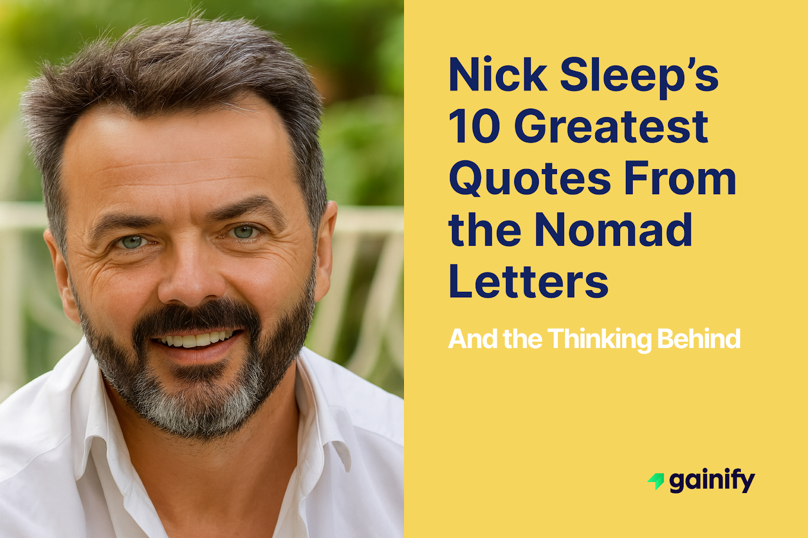Nick Sleep