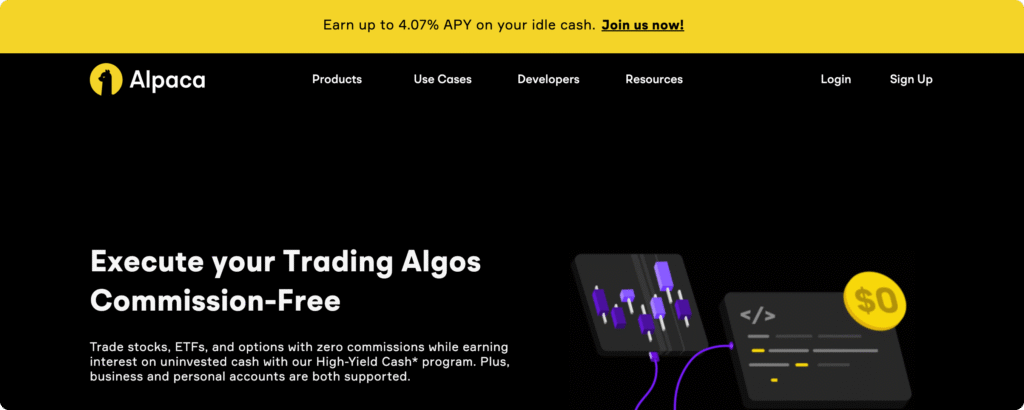 Algorithmic Trading Software - Alpaca