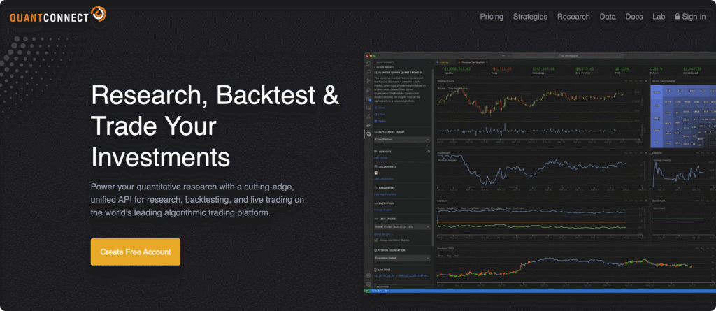 Algorithmic Trading Software - QuantConnect