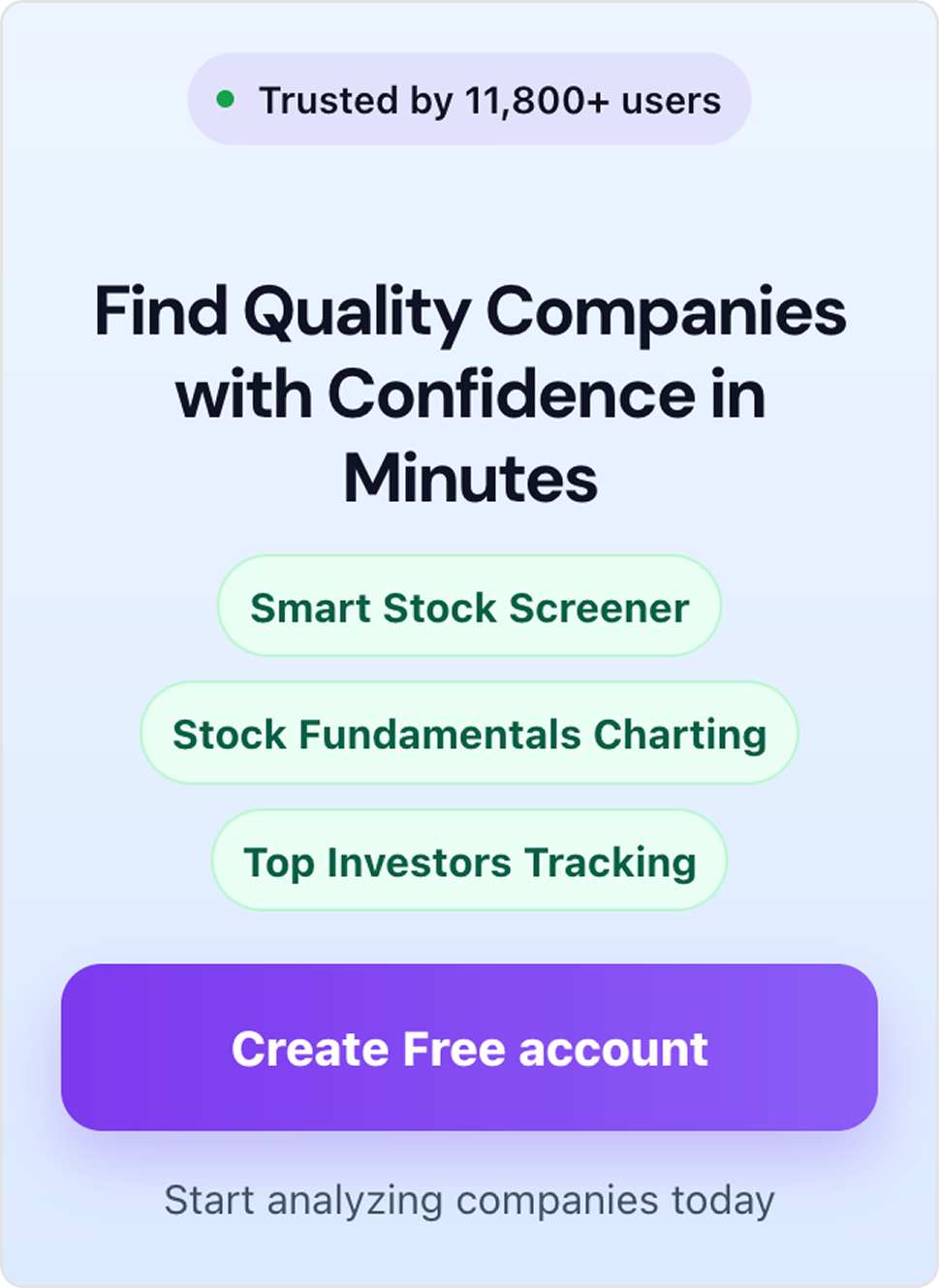 Gainify.io - Stock Research Platform