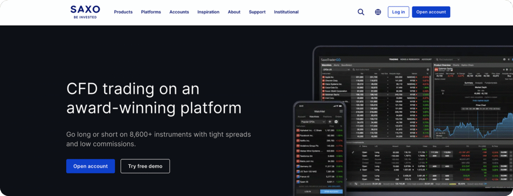 best cfd trading platform - Saxo