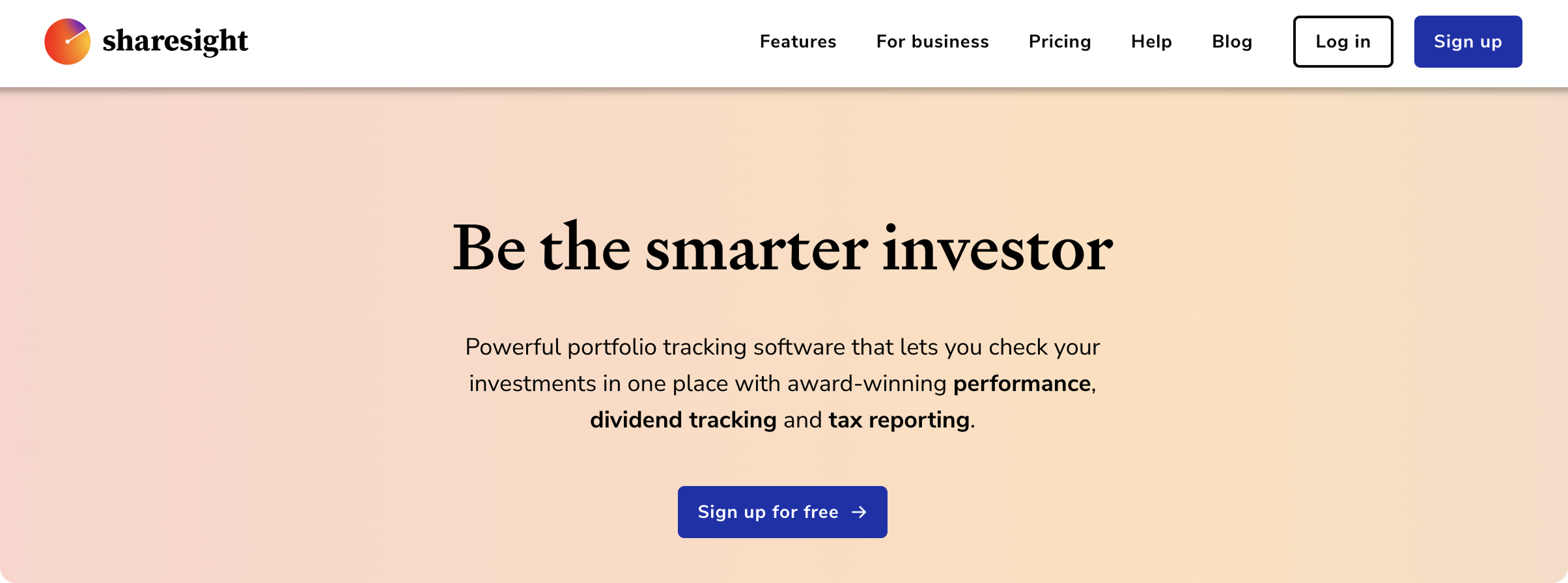 investment portfolio management software - Sharesight
