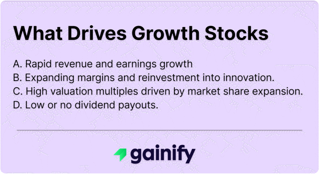 Growth vs Value stocks - What Drives Growth Stocks