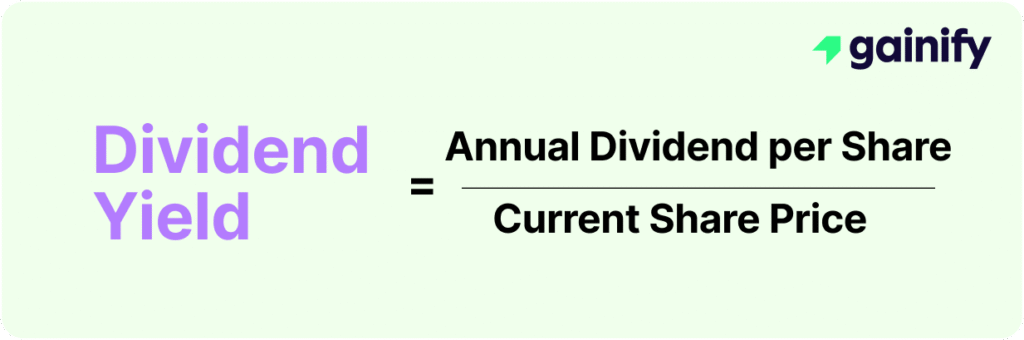 How Do Dividends Work - Dividend Yield Formula