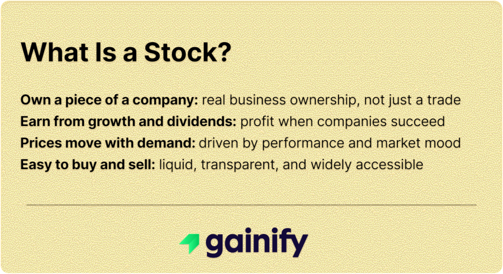 How Do Stocks Work - what is a stock