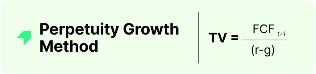 What is DCF - Perpetuity Growth Method