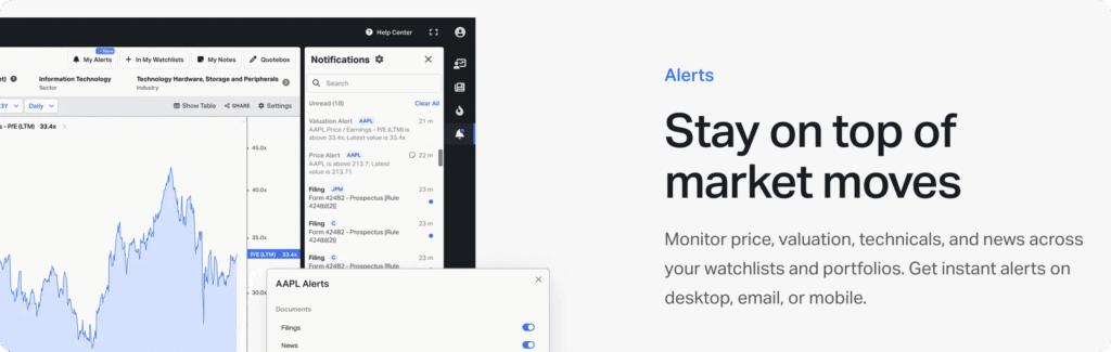 best stock watchlist app - Koyfin