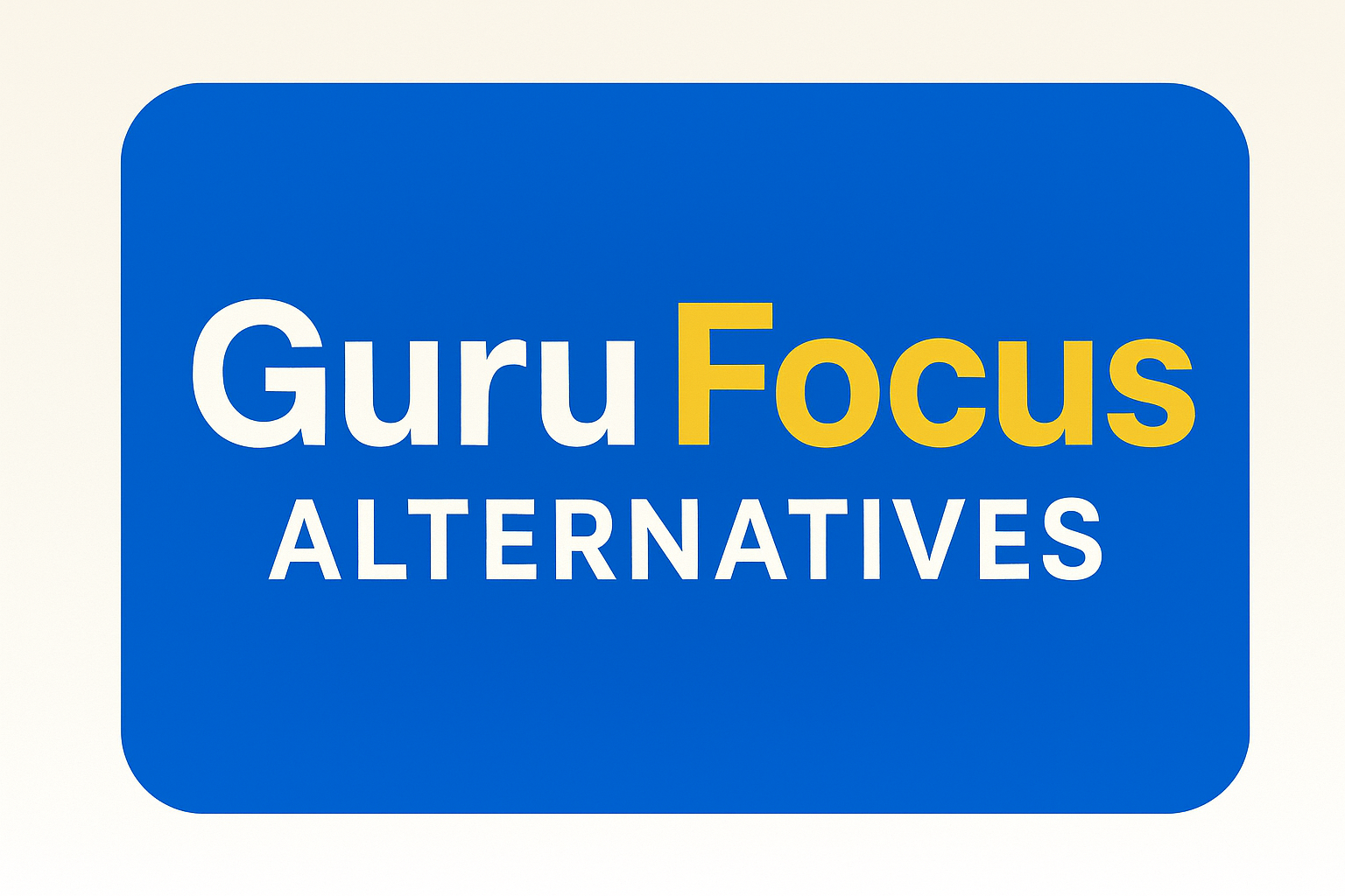 gurufocus alternatives