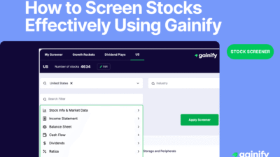 how to screen stocks