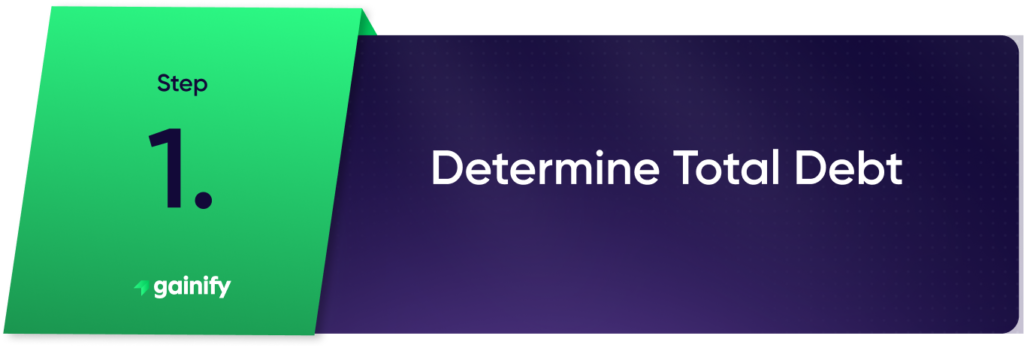Debt-to-Equity Ratio - Determine Total Debt