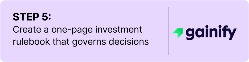 can stocks make you rich - Create a One-Page Investment Rulebook That Governs Decisions