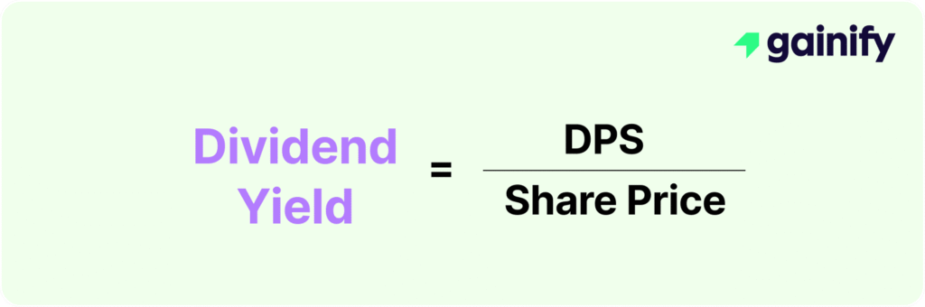 what is a good dividend yield - formula