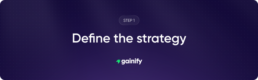 How to make a stock watchlist - Define the strategy