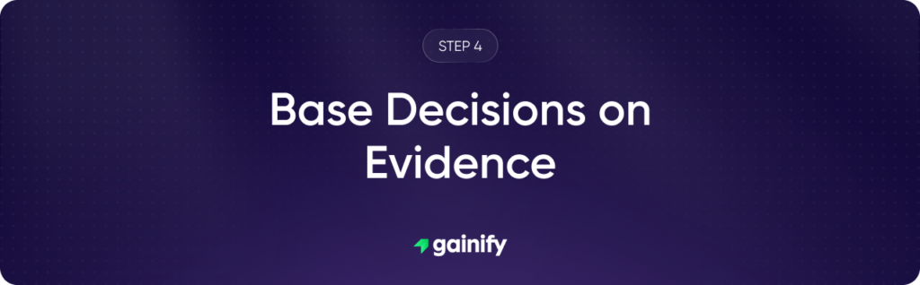 Invest with confidence - Step 4