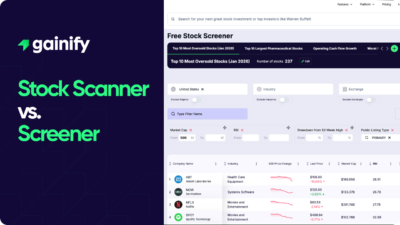 Stock Scanner vs Screener