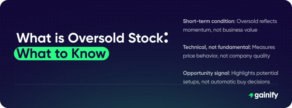 most oversold stocks - definition