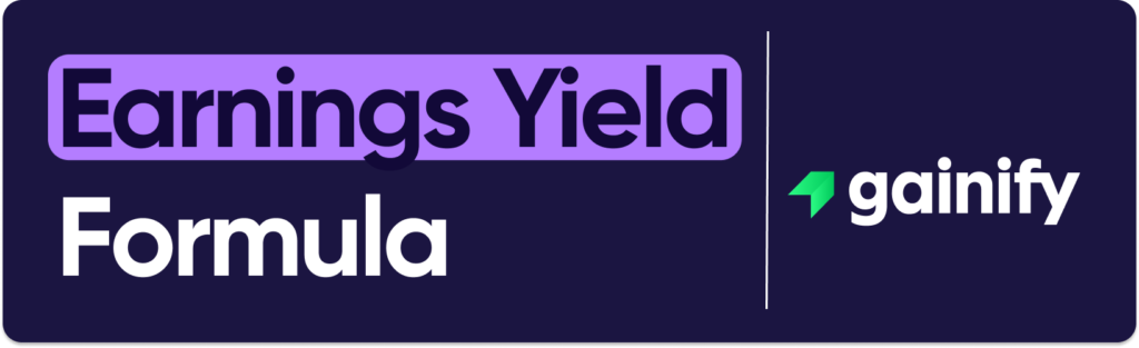 Earnings Yield - formula