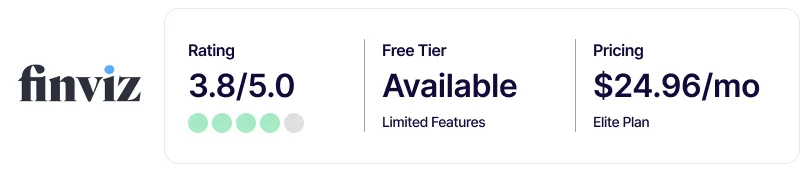 best stock screeners - finviz - rating